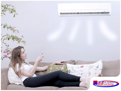 woman relaxing on a couch